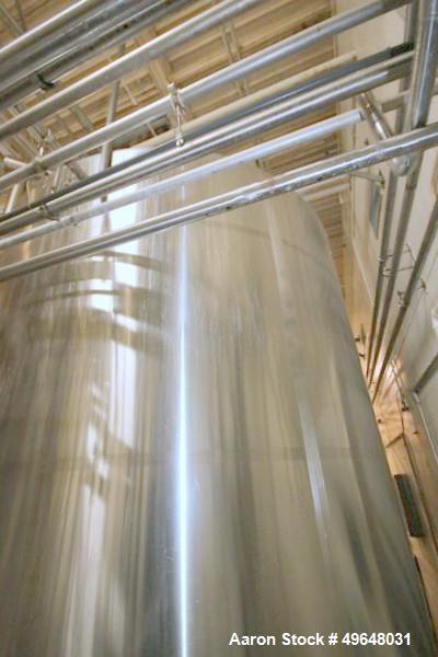 Used DCI 7,500 Gallon Jacketed Mix Tank, 316L Stainless Steel