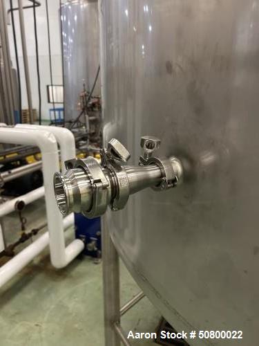 5,000 gallon Vertical Single Wall Mix Tank.