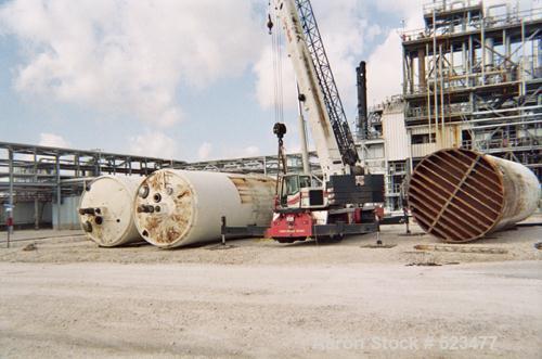 USED: DCI 30,000 gallon, stainless steel, vertical tank. 12' inside diameter x 36' straight side. 304 stainless steel, insulated, jacketed. 7.5/3.75 hp, 3/60/460V gear motor, 54/27 rpm, with 46" (4) ...