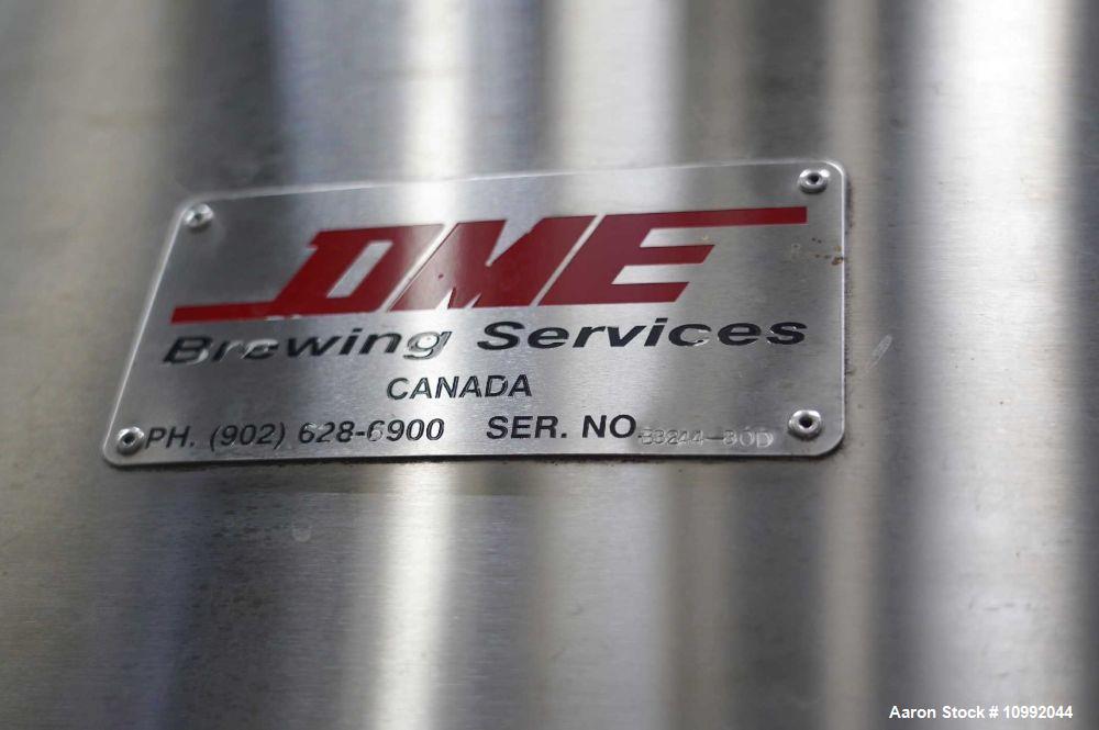 Used-DME Brewing Services Vertical Stainless Steel Fermentation Tank; 240 BBL