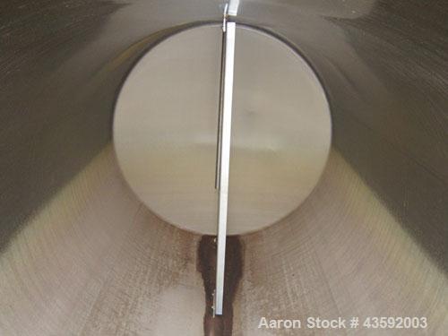 Used Dairy Craft Tank, 5000 Gallon, 316 Stainless Steel, Horizontal. Approximately 84” diameter x 209” straight side, dished heads. UL Rated for above ground flammable storage, UL #123061. Top mounte...