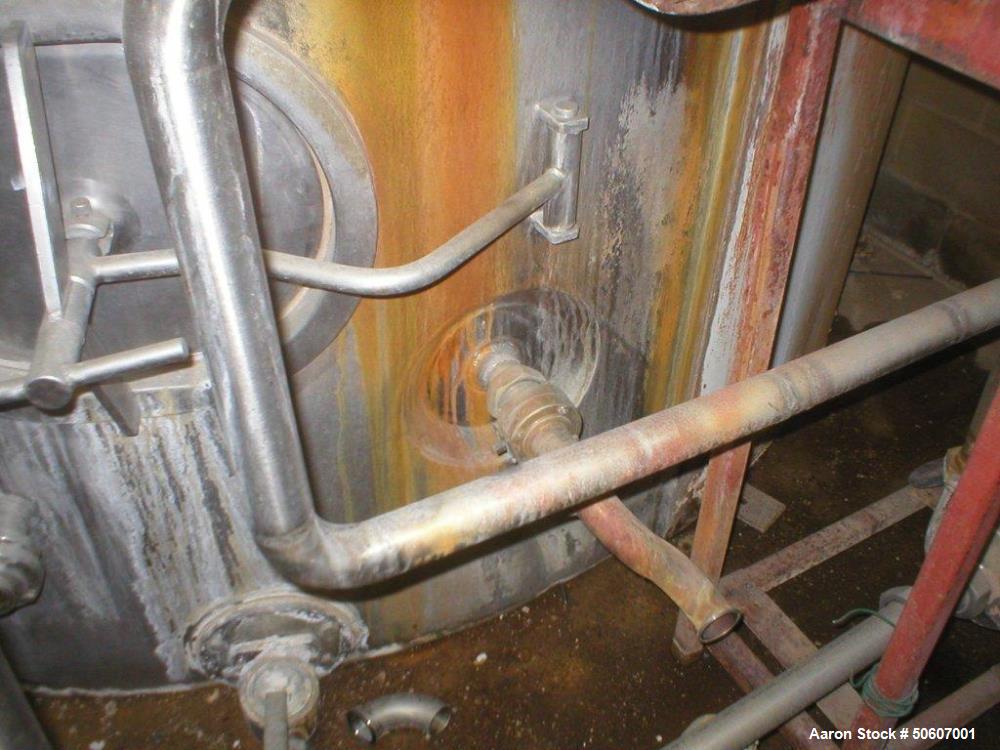 Used DeLaval 12,000 Gallon (10,000 Imperial Gallon) Vertical Single Wall Tank