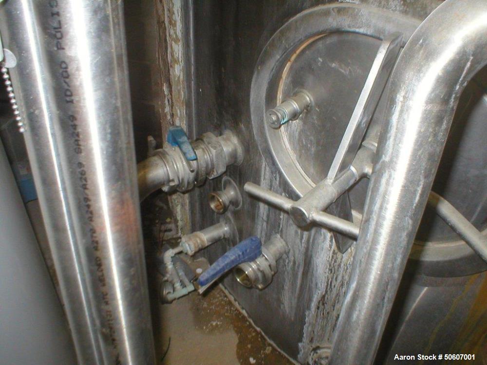 Used DeLaval 12,000 Gallon (10,000 Imperial Gallon) Vertical Single Wall Tank