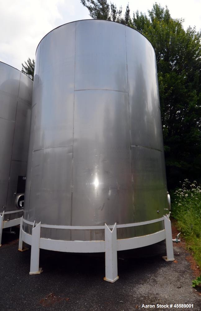 Used 15000 Gallon Douglas Brothers 304 Stainless Steel Tank