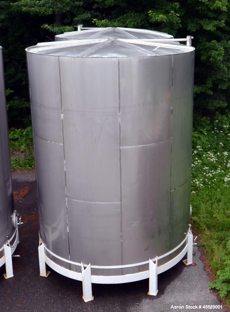 Used 15000 Gallon Douglas Brothers 304 Stainless Steel Tank