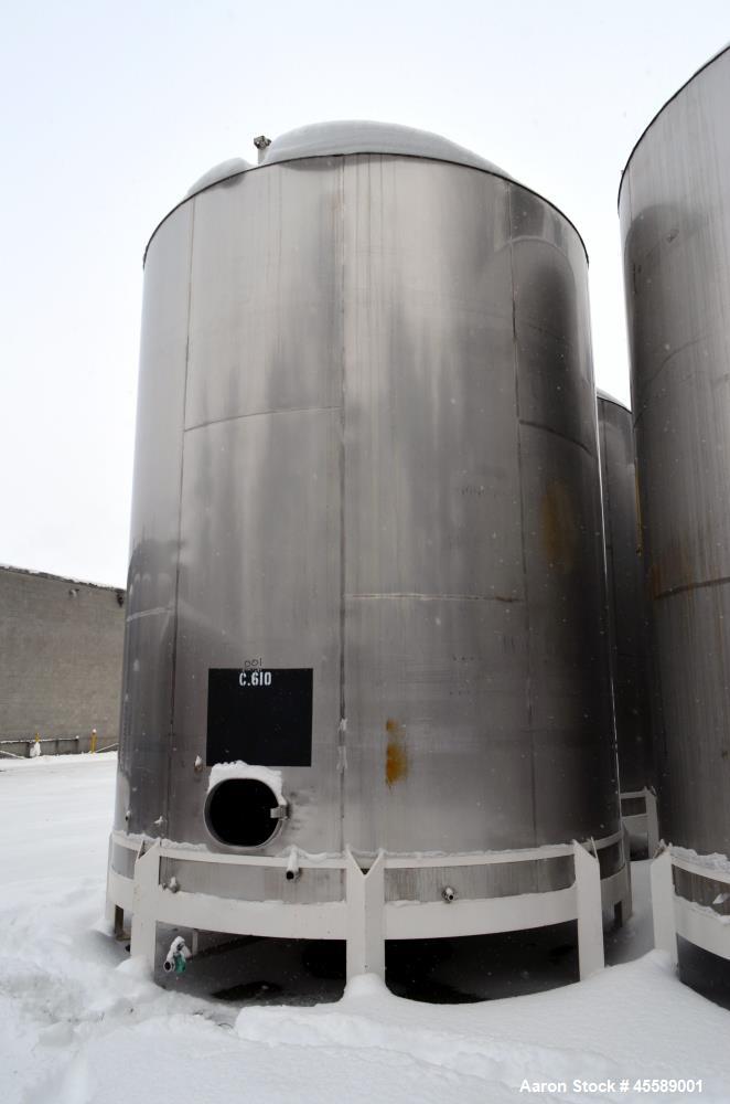 Used 15000 Gallon Douglas Brothers 304 Stainless Steel Tank
