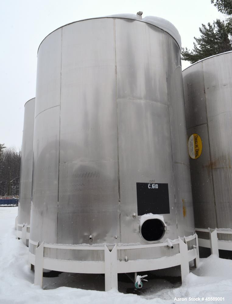 Used 15000 Gallon Douglas Brothers 304 Stainless Steel Tank