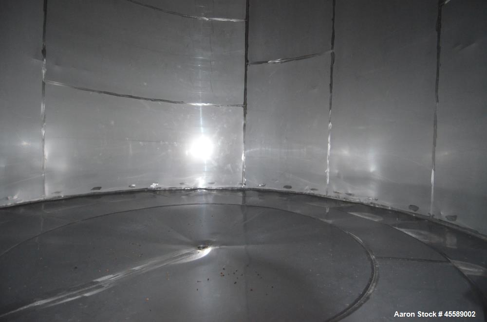 Used 15000 Gallon Douglas Brothers 304 Stainless Steel Vertical Tank