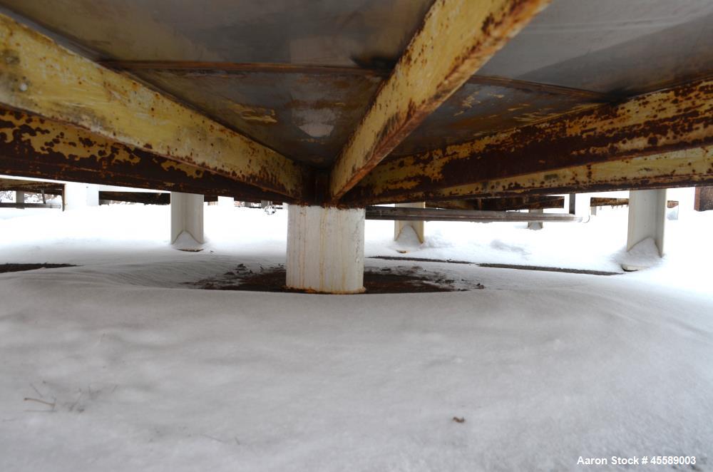 Used 15000 Gallon Douglas Brothers 304 Stainless Steel Vertical Tank