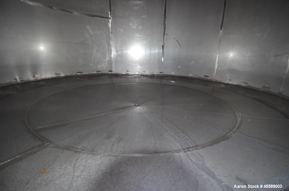 Used 15000 Gallon Douglas Brothers 304 Stainless Steel Vertical Tank