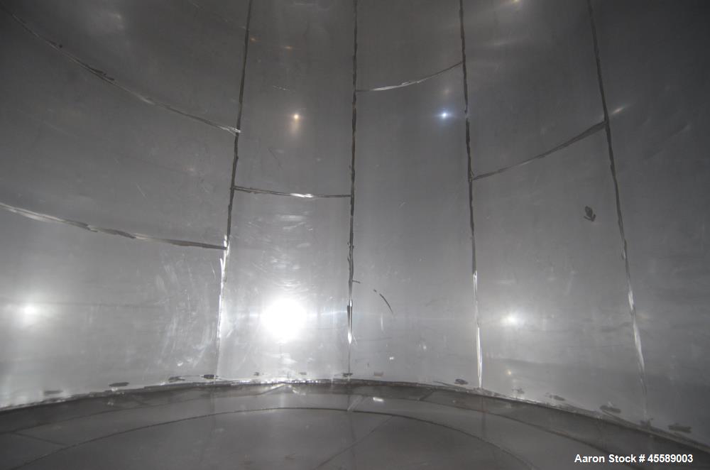 Used 15000 Gallon Douglas Brothers 304 Stainless Steel Vertical Tank