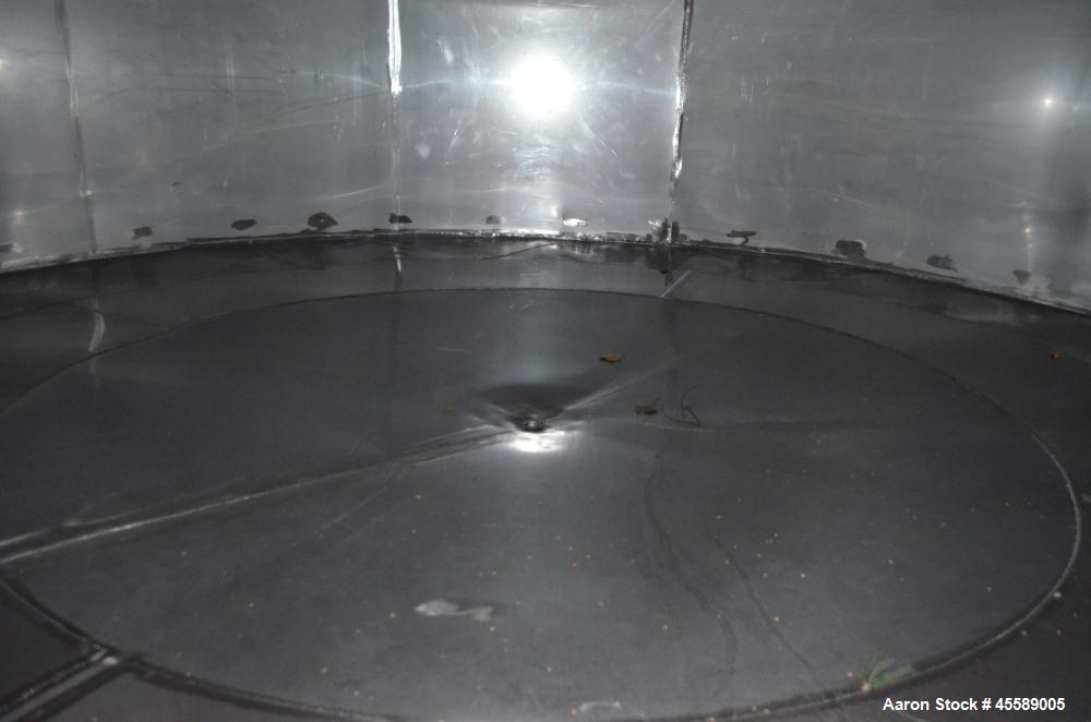 Used 15000 Gallon Douglas Brothers 304 Stainless Steel Vertical Tank