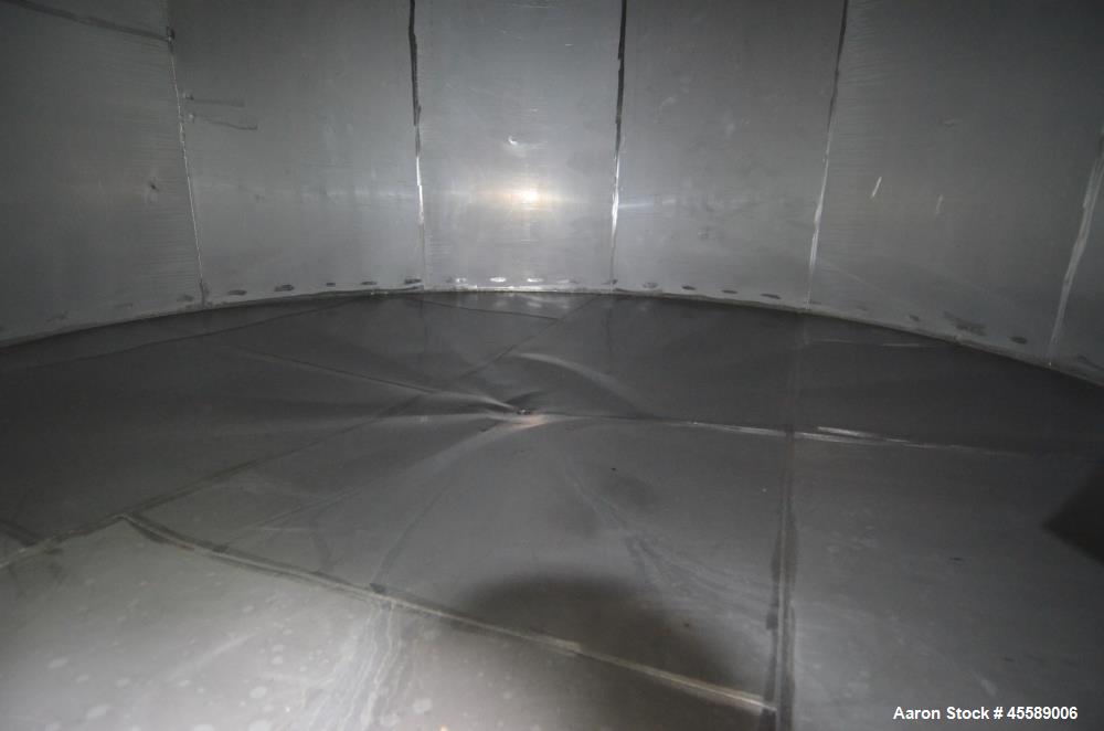 Used 15000 Gallon Douglas Brothers 304 Stainless Steel Vertical Tank
