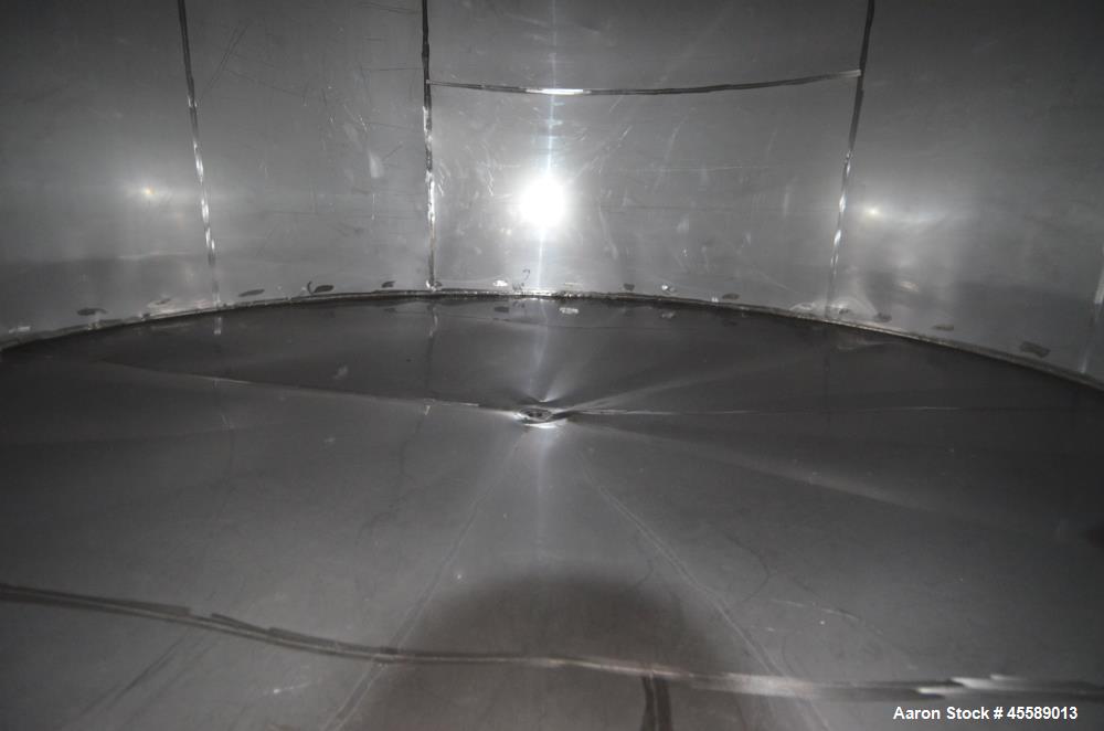 Used 15000 Gallon Douglas Brothers 304 Stainless Steel Vertical Tank