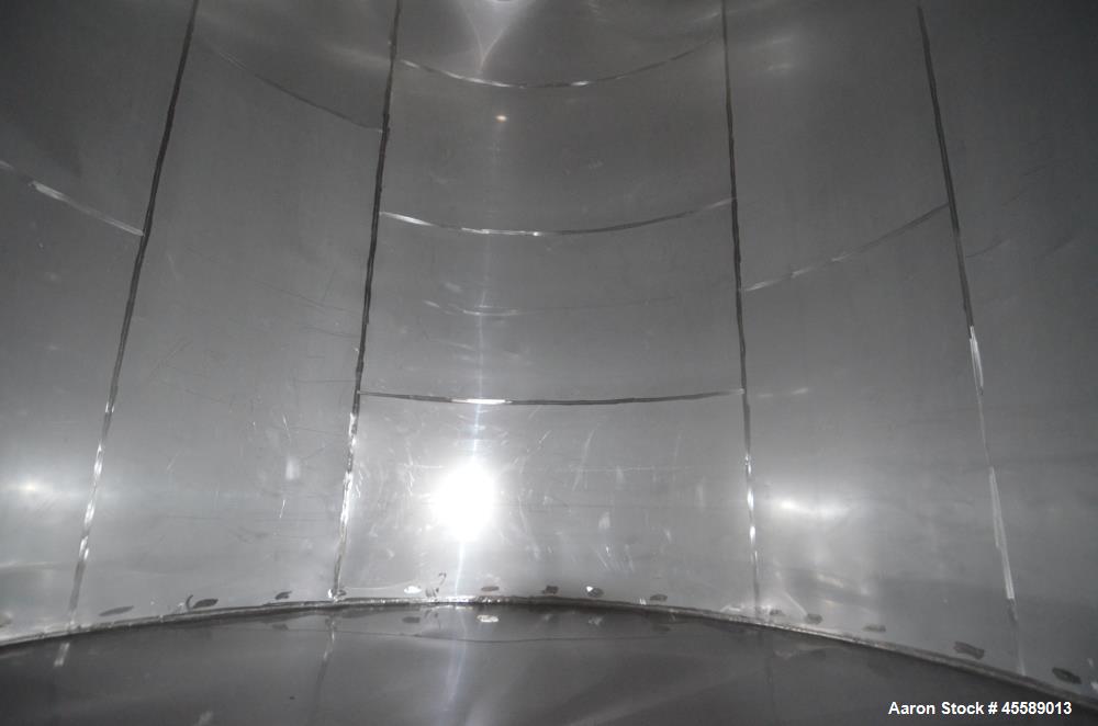 Used 15000 Gallon Douglas Brothers 304 Stainless Steel Vertical Tank