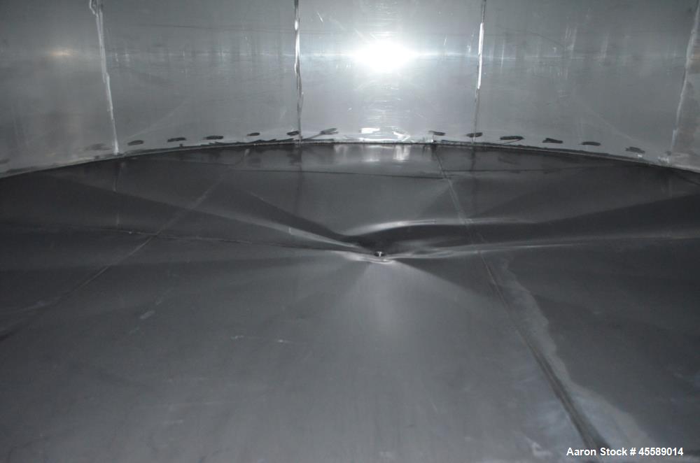 Used 15000 Gallon Douglas Brothers 304 Stainless Steel Vertical Tank