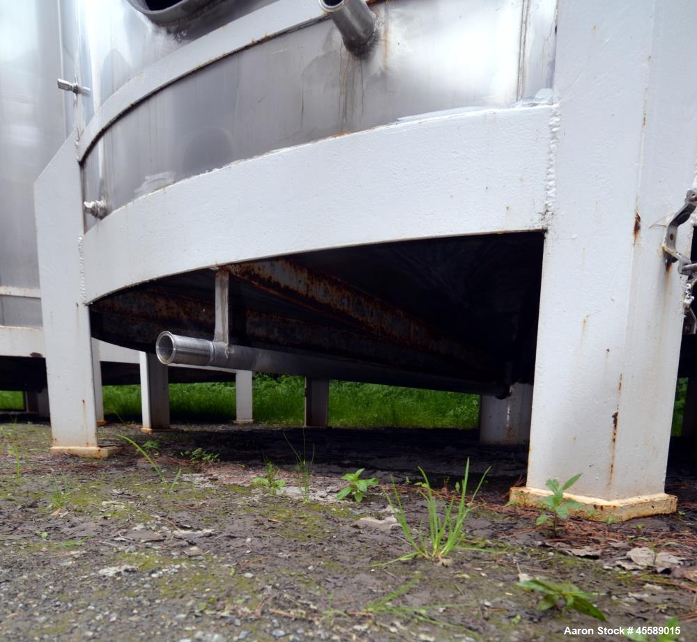 Used 15000 Gallon Douglas Brothers 304 Stainless Steel Vertical Tank
