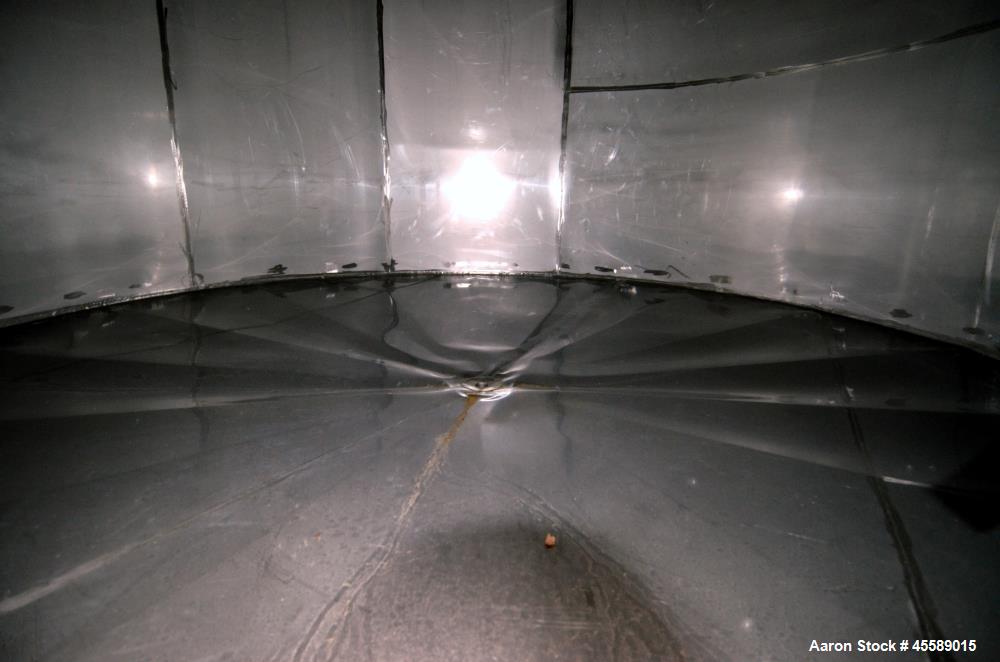 Used 15000 Gallon Douglas Brothers 304 Stainless Steel Vertical Tank