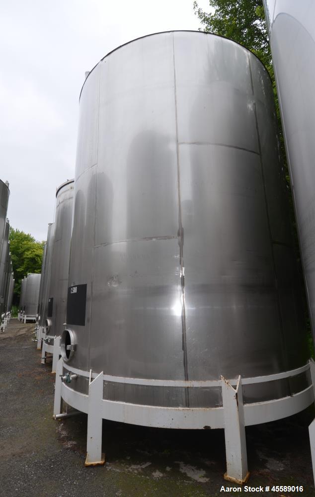 Used 15000 Gallon Douglas Brothers 304 Stainless Steel Vertical Tank