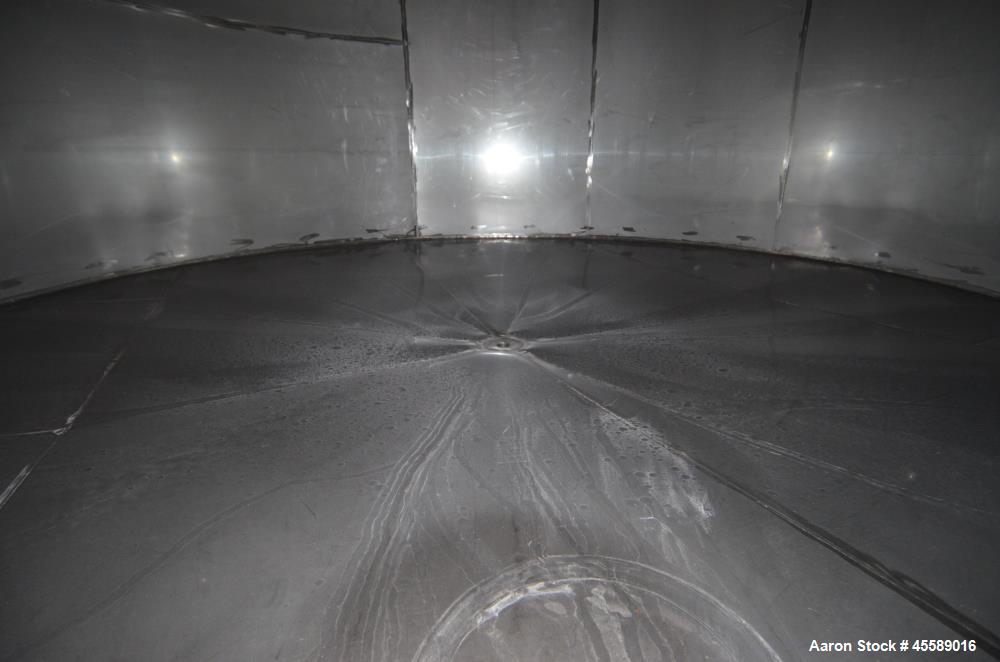 Used 15000 Gallon Douglas Brothers 304 Stainless Steel Vertical Tank
