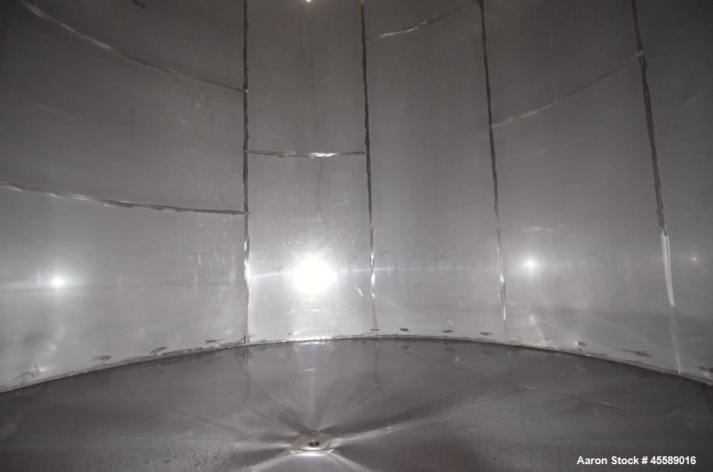 Used 15000 Gallon Douglas Brothers 304 Stainless Steel Vertical Tank