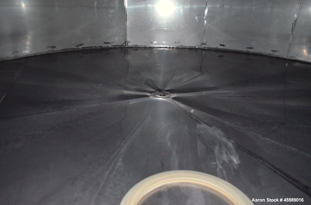 Used 15000 Gallon Douglas Brothers 304 Stainless Steel Vertical Tank