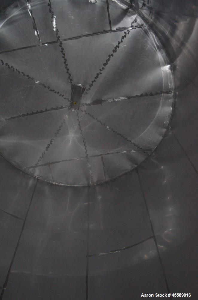 Used 15000 Gallon Douglas Brothers 304 Stainless Steel Vertical Tank