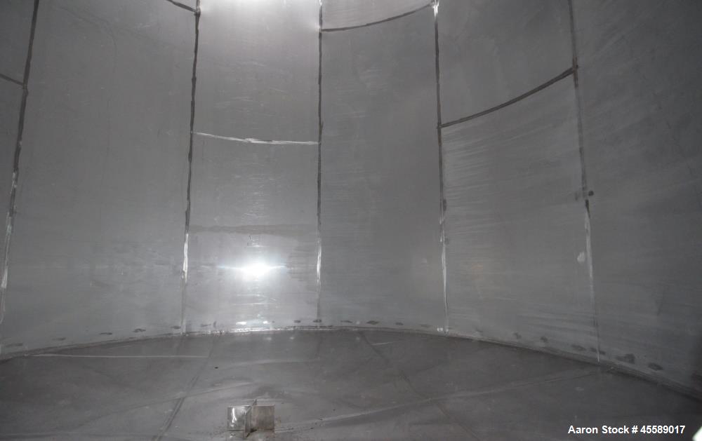 Used 15000 Gallon Douglas Brothers 304 Stainless Steel Vertical Tank