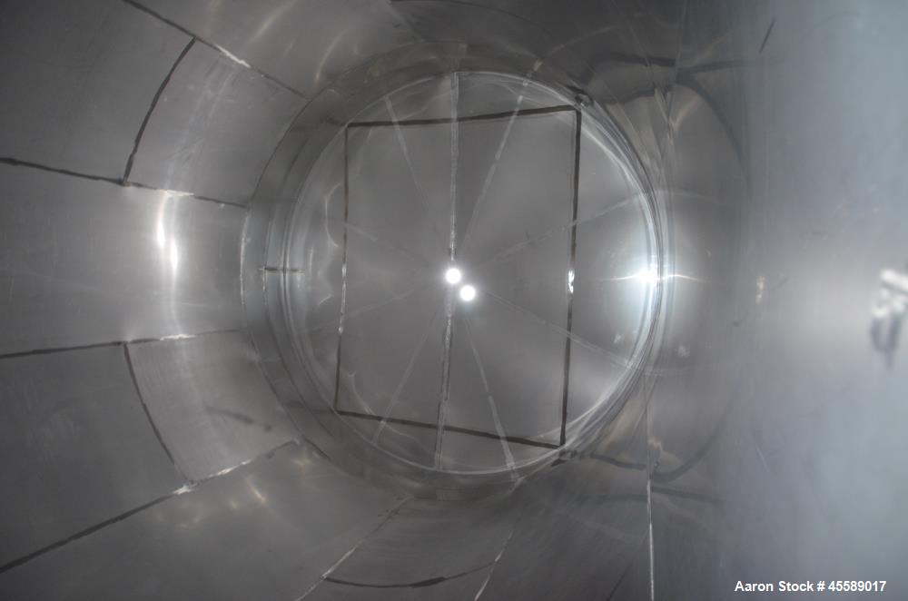 Used 15000 Gallon Douglas Brothers 304 Stainless Steel Vertical Tank