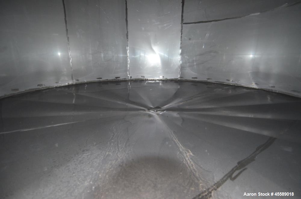 Used 15000 Gallon Douglas Brothers 304 Stainless Steel Vertical Tank
