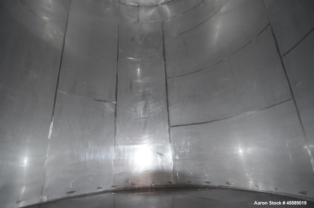 Used 15000 Gallon Douglas Brothers 304 Stainless Steel Vertical Tank