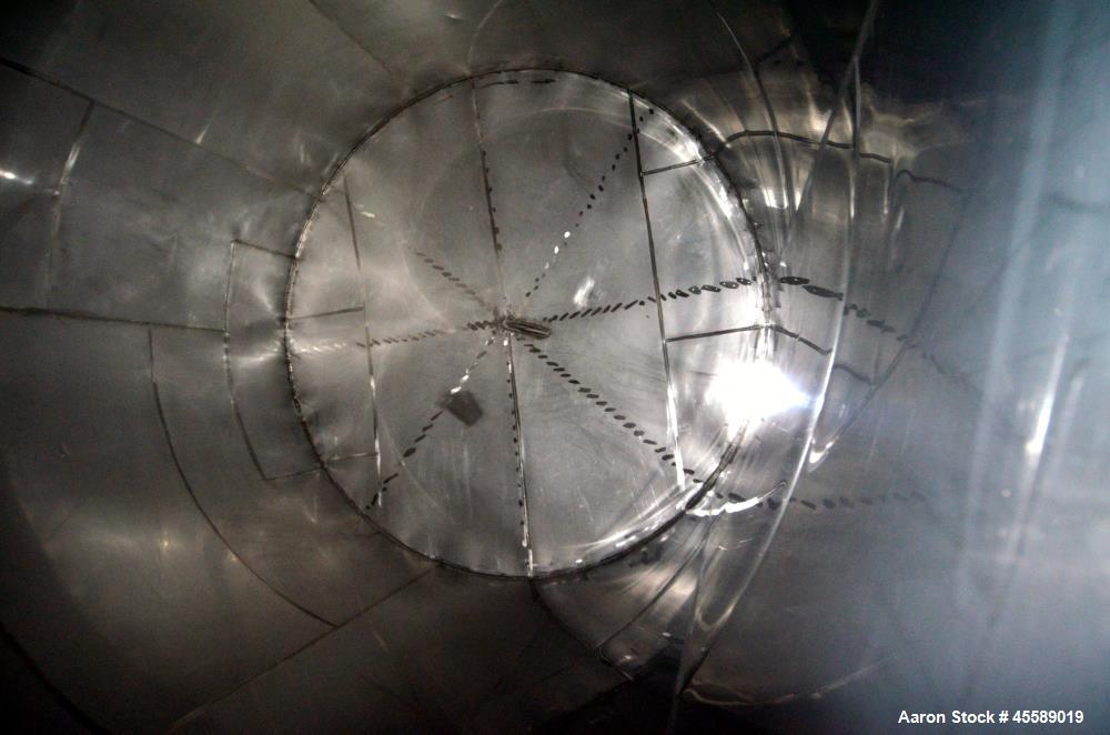 Used 15000 Gallon Douglas Brothers 304 Stainless Steel Vertical Tank
