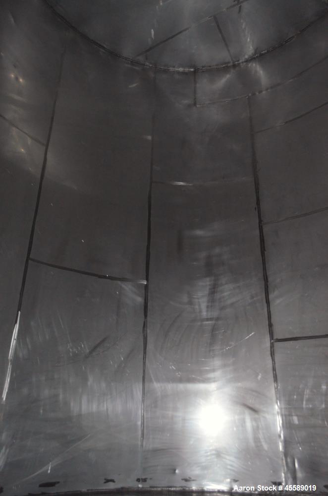 Used 15000 Gallon Douglas Brothers 304 Stainless Steel Vertical Tank