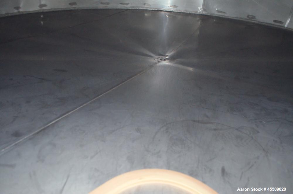 Used 15000 Gallon Douglas Brothers 304 Stainless Steel Vertical Tank