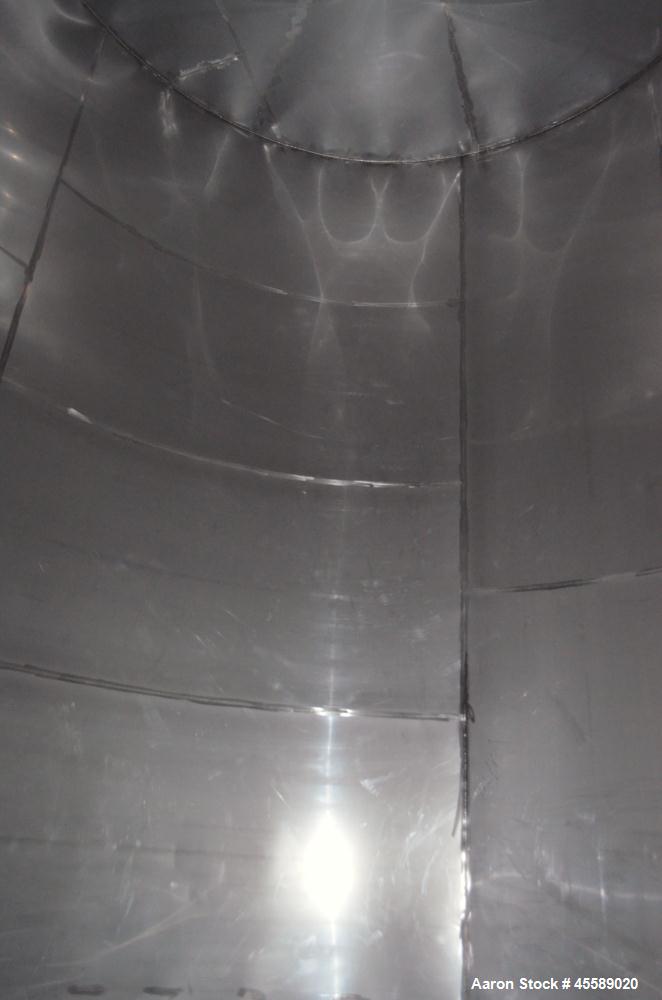 Used 15000 Gallon Douglas Brothers 304 Stainless Steel Vertical Tank