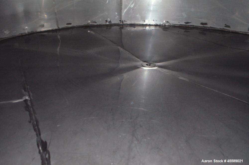 Used 15000 Gallon Douglas Brothers 304 Stainless Steel Vertical Tank