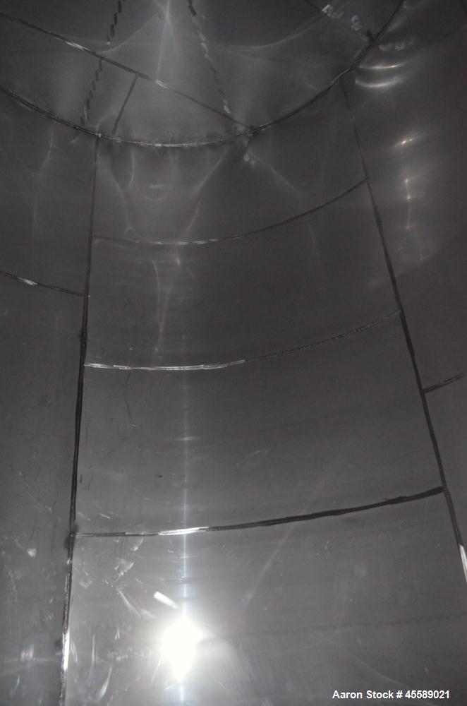 Used 15000 Gallon Douglas Brothers 304 Stainless Steel Vertical Tank