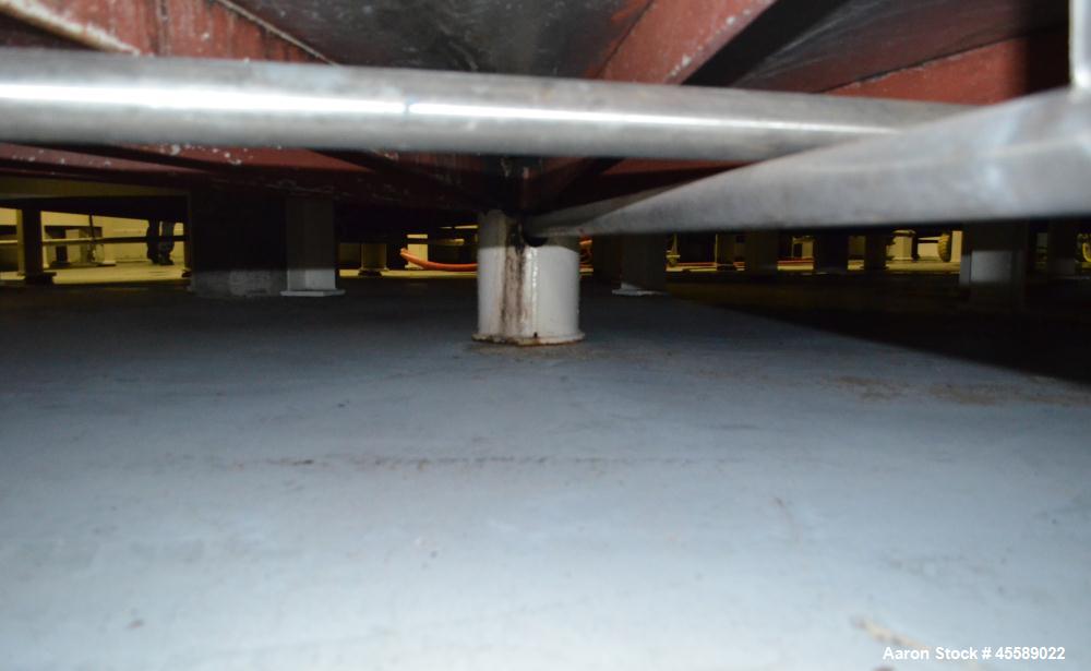 Used 15000 Gallon Douglas Brothers 304 Stainless Steel Vertical Tank