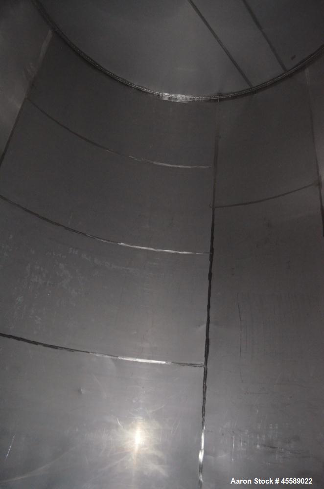 Used 15000 Gallon Douglas Brothers 304 Stainless Steel Vertical Tank