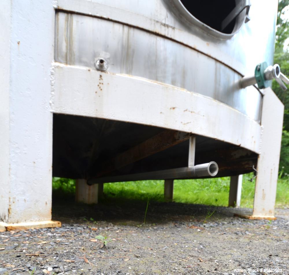 Used 15000 Gallon Douglas Brothers 304 Stainless Steel Vertical Tank
