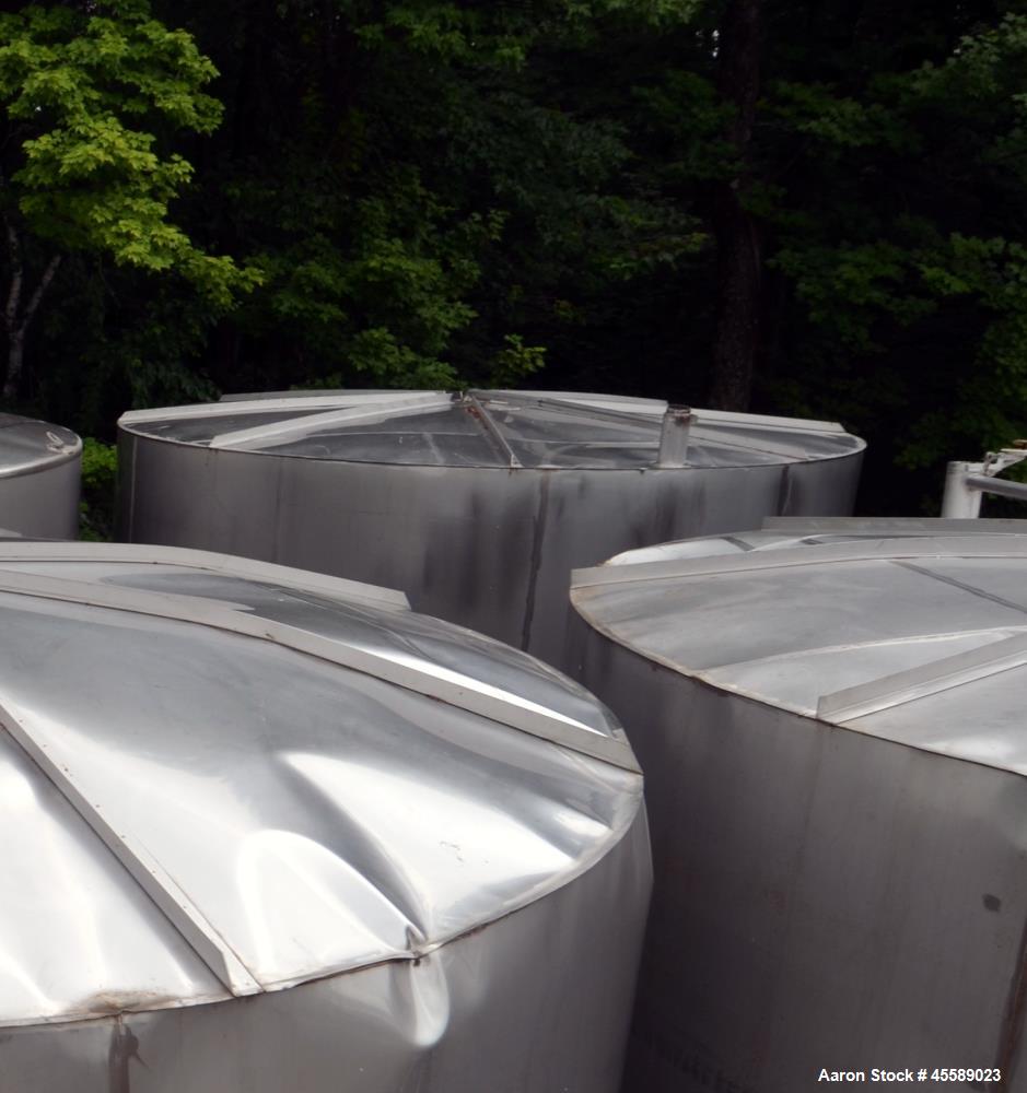 Used 15000 Gallon Douglas Brothers 304 Stainless Steel Vertical Tank