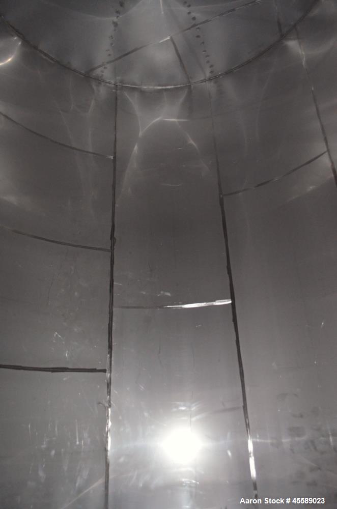 Used 15000 Gallon Douglas Brothers 304 Stainless Steel Vertical Tank