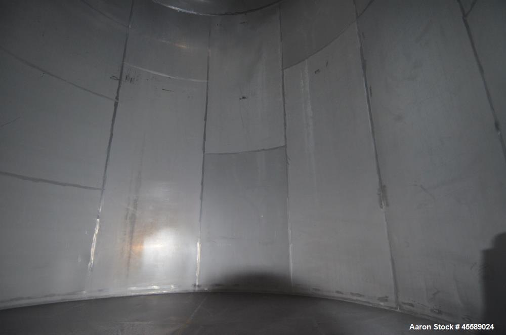 Used 15000 Gallon Douglas Brothers 304 Stainless Steel Vertical Tank