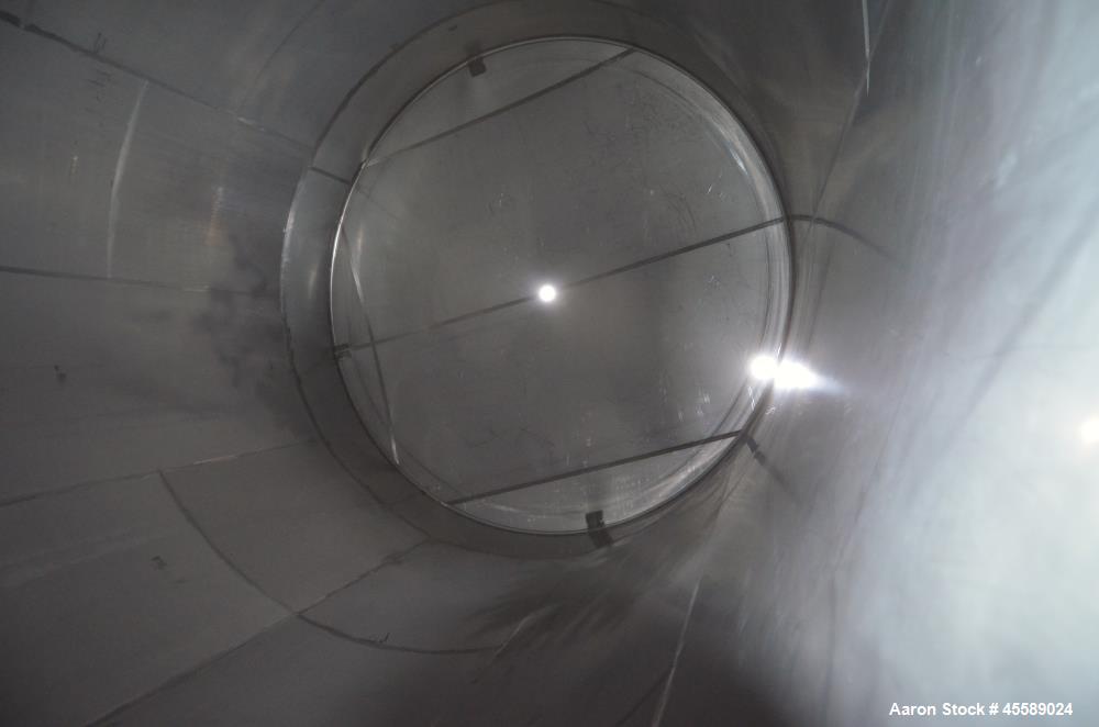 Used 15000 Gallon Douglas Brothers 304 Stainless Steel Vertical Tank