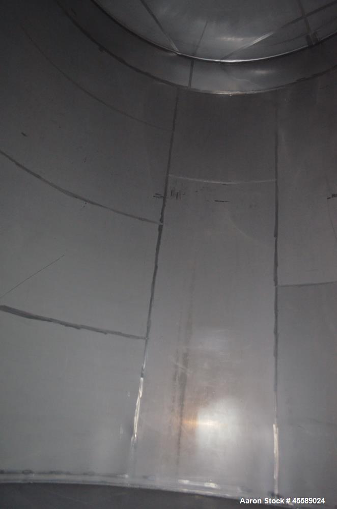 Used 15000 Gallon Douglas Brothers 304 Stainless Steel Vertical Tank