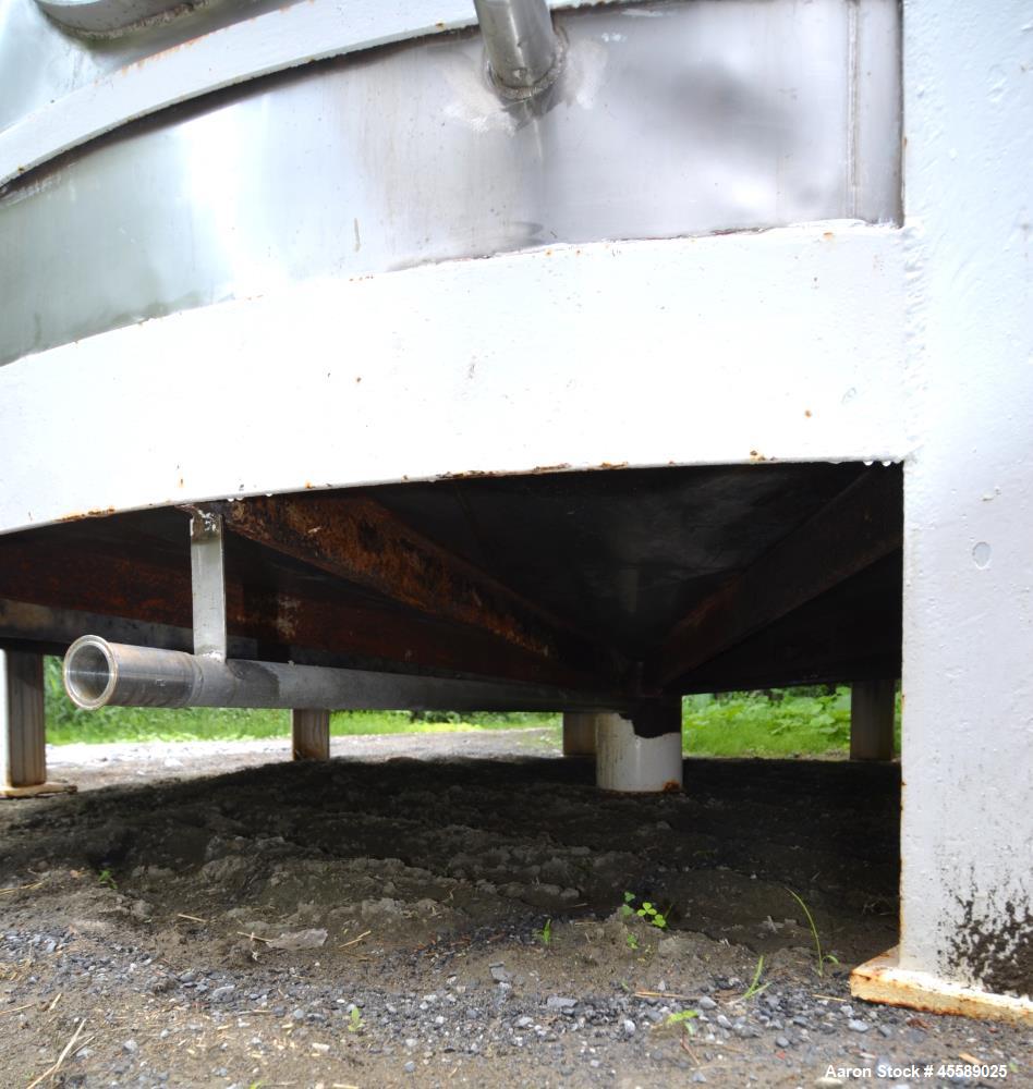 Used 15000 Gallon Douglas Brothers 304 Stainless Steel Vertical Tank