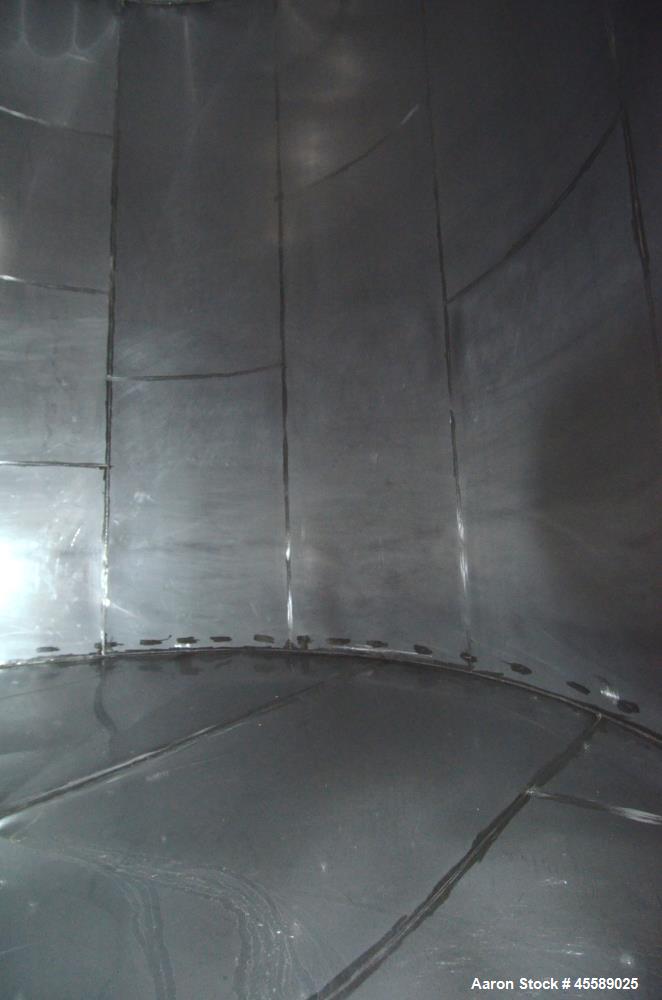 Used 15000 Gallon Douglas Brothers 304 Stainless Steel Vertical Tank