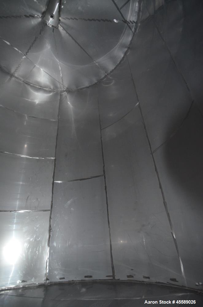 Used 15000 Gallon Douglas Brothers 304 Stainless Steel Vertical Tank