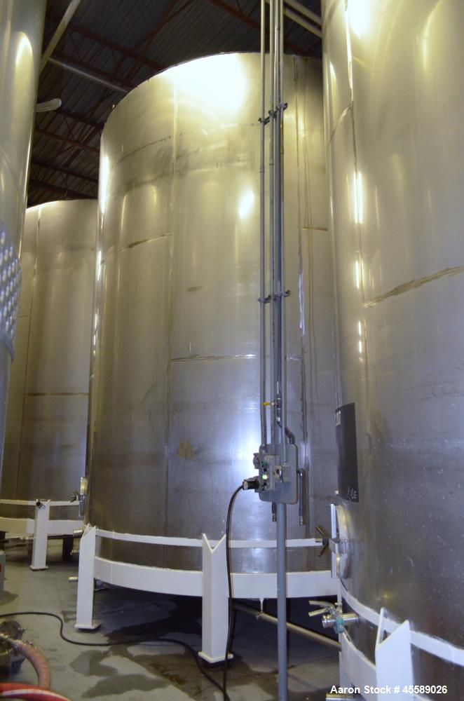Used 15000 Gallon Douglas Brothers 304 Stainless Steel Vertical Tank