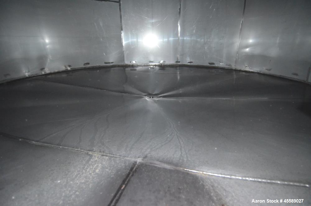 Used 15000 Gallon Douglas Brothers 304 Stainless Steel Vertical Tank
